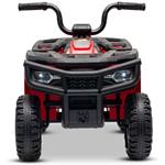 Beneo Arctic Cat, elektrická štvorkolka so zadným pohonom, 12V, 2x25W, červená