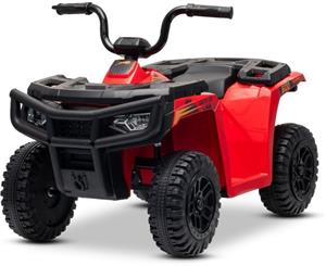 Beneo Arctic Cat, elektrická štvorkolka so zadným pohonom, 12V, 2x25W, červená