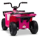 Beneo Arctic Cat, elektrická štvorkolka so zadným pohonom, 12V, 2x25W, ružová