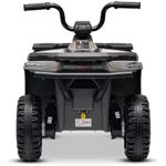 Beneo Arctic Cat, elektrická štvorkolka so zadným pohonom, 12V, 2x25W, sivá