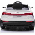 Beneo Audi E-tron Sportback, elektrické autíčko, 12V, biele