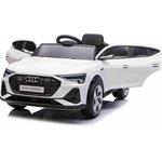 Beneo Audi E-tron Sportback, elektrické autíčko, 12V, biele