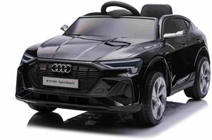 Beneo Audi E-tron Sportback, elektrické autíčko, 12V, čierne