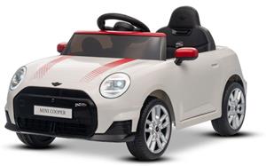 Beneo BMW Mini Cooper, elektrické autíčko, 12V, 2x25W, biele