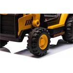 Beneo Caterpillar, elektrický bager so svahovacou aj výkopovou lyžicou, 2x 30W, žltý