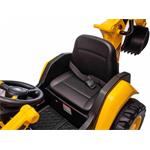 Beneo Caterpillar, elektrický bager so svahovacou aj výkopovou lyžicou, 2x 30W, žltý