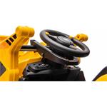 Beneo Caterpillar, elektrický bager so svahovacou aj výkopovou lyžicou, 2x 30W, žltý