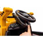 Beneo Caterpillar, elektrický bager so svahovacou aj výkopovou lyžicou, 2x 30W, žltý