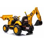 Beneo Caterpillar, elektrický bager so svahovacou aj výkopovou lyžicou, 2x 30W, žltý