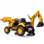 Beneo Caterpillar, elektrický bager so svahovacou aj výkopovou lyžicou, 2x 30W, žltý