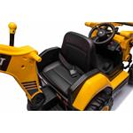 Beneo Caterpillar, elektrický bager so svahovacou aj výkopovou lyžicou, 2x 30W, žltý
