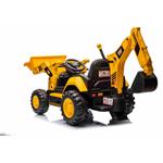 Beneo Caterpillar, elektrický bager so svahovacou aj výkopovou lyžicou, 2x 30W, žltý