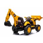 Beneo Caterpillar, elektrický bager so svahovacou aj výkopovou lyžicou, 2x 30W, žltý