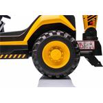 Beneo Caterpillar, elektrický bager so svahovacou aj výkopovou lyžicou, 2x 30W, žltý