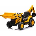 Beneo Caterpillar, elektrický bager so svahovacou aj výkopovou lyžicou, 2x 30W, žltý