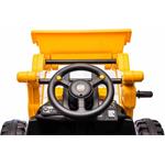 Beneo Caterpillar, elektrický bager so svahovacou lyžicou, 2x 30W, žltý