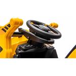 Beneo Caterpillar, elektrický bager so svahovacou lyžicou, 2x 30W, žltý