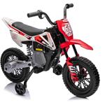 Beneo elektrická motorka MOTOCROSS, červená