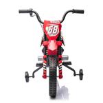 Beneo elektrická motorka MOTOCROSS, červená