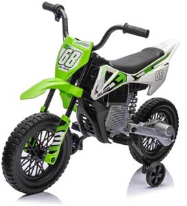 Beneo elektrická Motorka MOTOCROSS, zelená