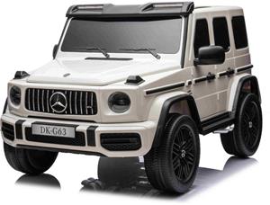 Beneo elektrické autíčko Mercedes-Benz G63 AMG 4x4, biele