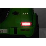 Beneo elektrické autíčko Mercedes-Benz G63 AMG 4x4, čierne