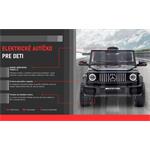 Beneo elektrické autíčko Mercedes G, čierne