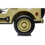 Beneo elektrické autíčko USA ARMY 4X4, žlté