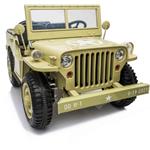 Beneo elektrické autíčko USA ARMY 4X4, žlté