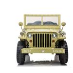 Beneo elektrické autíčko USA ARMY 4X4, žlté