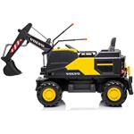 Beneo Elektrický Báger Volvo Excavator 12V s podkopovou lyžicou, žltý