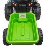 Beneo Elektrický Traktor POWER s vlečkou, zelený