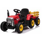 Beneo Elektrický Traktor WORKERS s vlečkou, červený