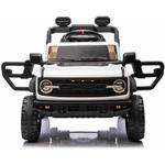 Beneo Ford Bronco, elektrické autíčko s pohonom zadných kolies s licenciou, biele