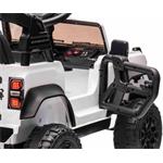 Beneo Ford Bronco, elektrické autíčko s pohonom zadných kolies s licenciou, biele