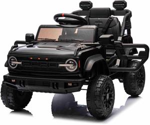 Beneo Ford Bronco, elektrické autíčko s pohonom zadných kolies s licenciou, čierne