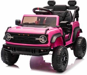 Beneo Ford Bronco, elektrické autíčko s pohonom zadných kolies s licenciou, ružové