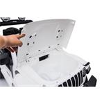 Beneo Jeep Wrangler, elektrické autíčko, jednomiestne, biele