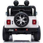 Beneo Jeep Wrangler, elektrické autíčko, jednomiestne, biele