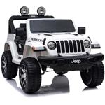 Beneo Jeep Wrangler, elektrické autíčko, jednomiestne, biele
