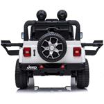 Beneo Jeep Wrangler, elektrické autíčko, jednomiestne, biele