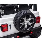 Beneo Jeep Wrangler, elektrické autíčko, jednomiestne, biele