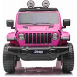 Beneo Jeep Wrangler, elektrické autíčko, jednomiestne, ružové