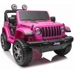 Beneo Jeep Wrangler, elektrické autíčko, jednomiestne, ružové