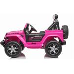 Beneo Jeep Wrangler, elektrické autíčko, jednomiestne, ružové
