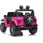 Beneo Jeep Wrangler, elektrické autíčko, jednomiestne, ružové