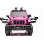 Beneo Jeep Wrangler, elektrické autíčko, jednomiestne, ružové