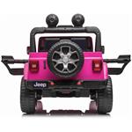 Beneo Jeep Wrangler, elektrické autíčko, jednomiestne, ružové