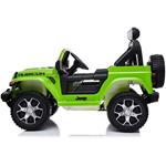Beneo Jeep Wrangler, elektrické autíčko, jednomiestne, zelené