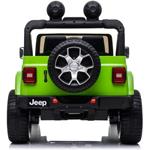 Beneo Jeep Wrangler, elektrické autíčko, jednomiestne, zelené